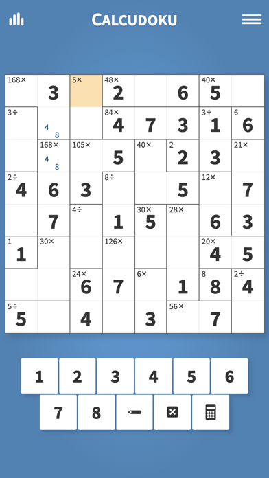 Calcudoku · Math Logic Puzzles screenshot 5