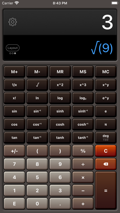 Calculator HD Pro Lite screenshot 3