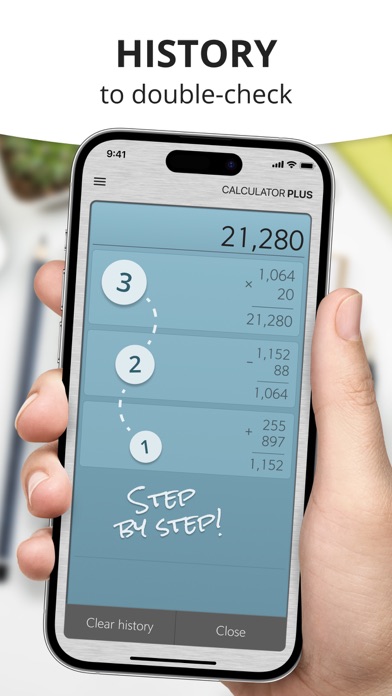 Calculator Plus with History screenshot 1
