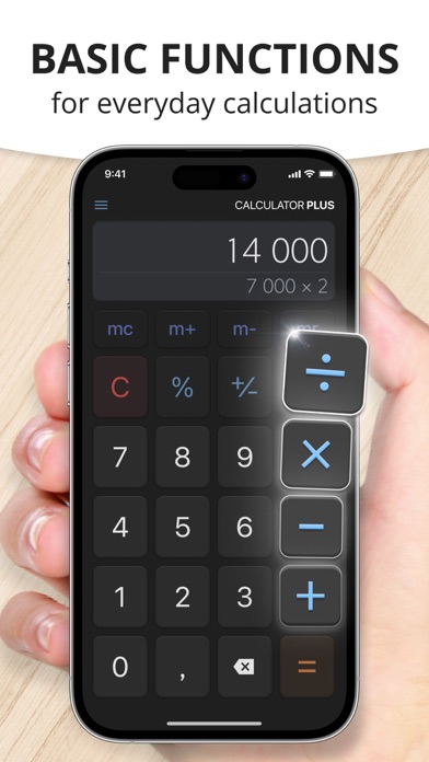 Calculator Plus with History screenshot 3