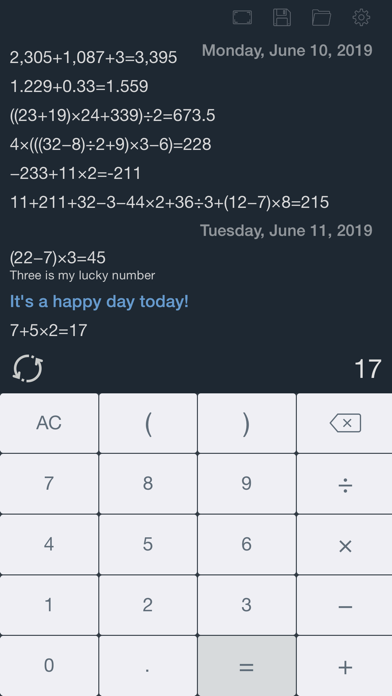 Calculator with History Tape screenshot 2