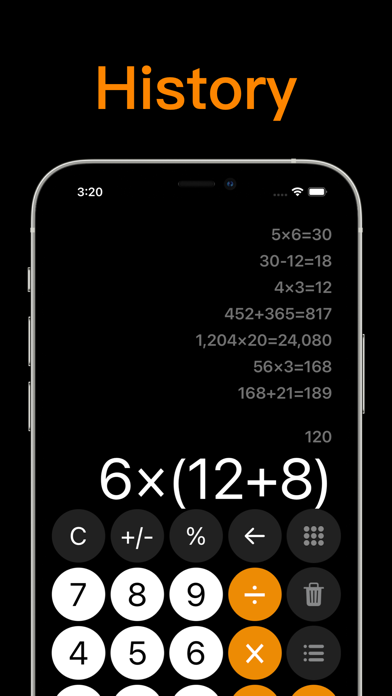Calculator with History + screenshot 8