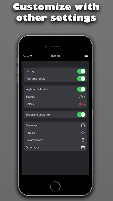 Calculator ⁺⁻ screenshot 2