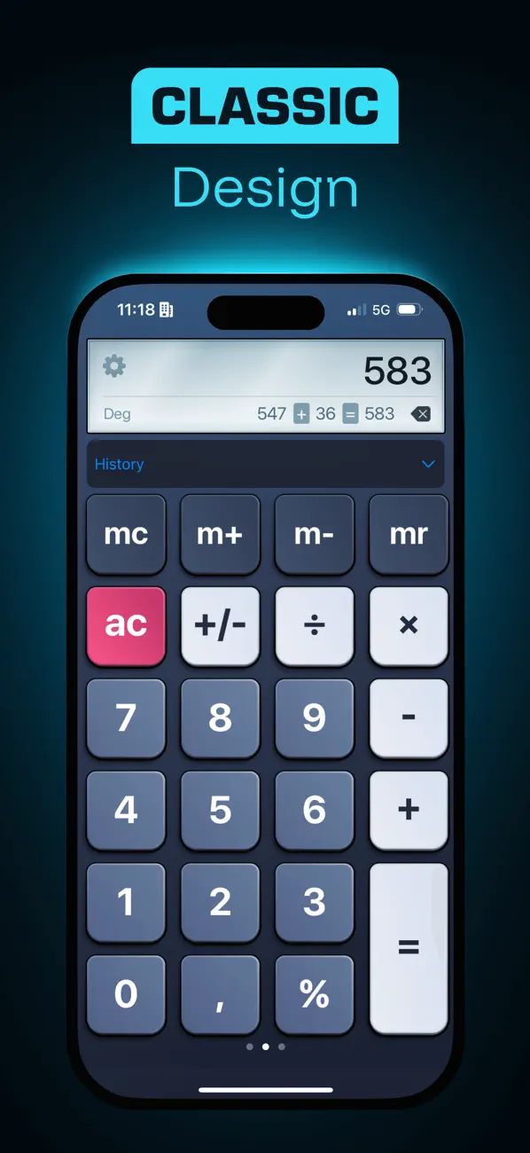 Calculator⁼ screenshot 1