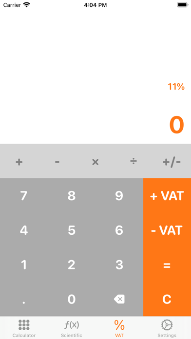 Calculator+VAT screenshot 3