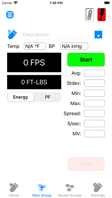 Caldwell Precision Chronograph screenshot 3