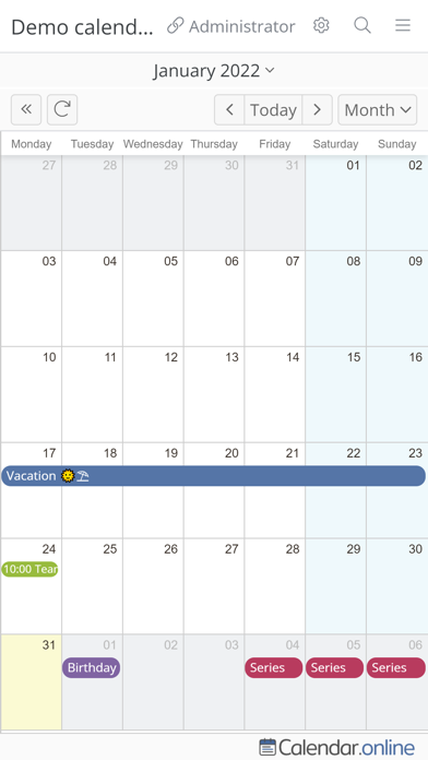 Calendar.online screenshot 6