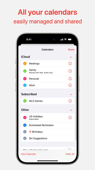 Calendar screenshot 1