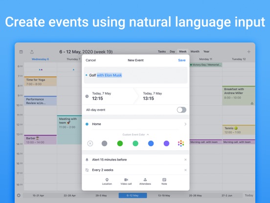 Calendars: Schedule Planner screenshot 3