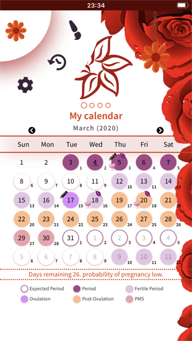 Calendário do Ciclo Menstrual screenshot 4