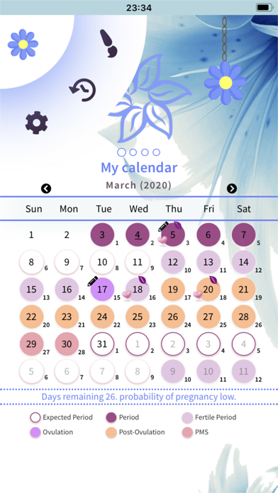 Calendário do Ciclo Menstrual screenshot 7