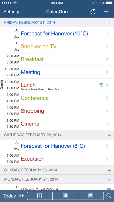 CalenGoo Calendar screenshot 2