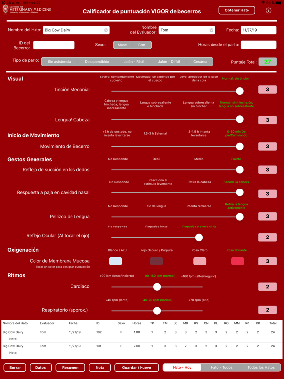 Calf VIGOR Scorer screenshot 9