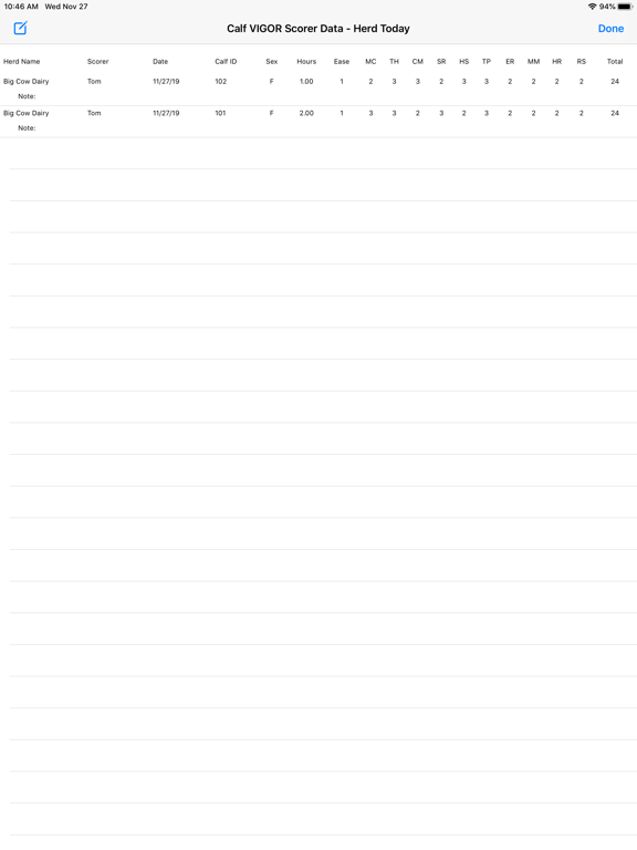Calf VIGOR Scorer screenshot 6