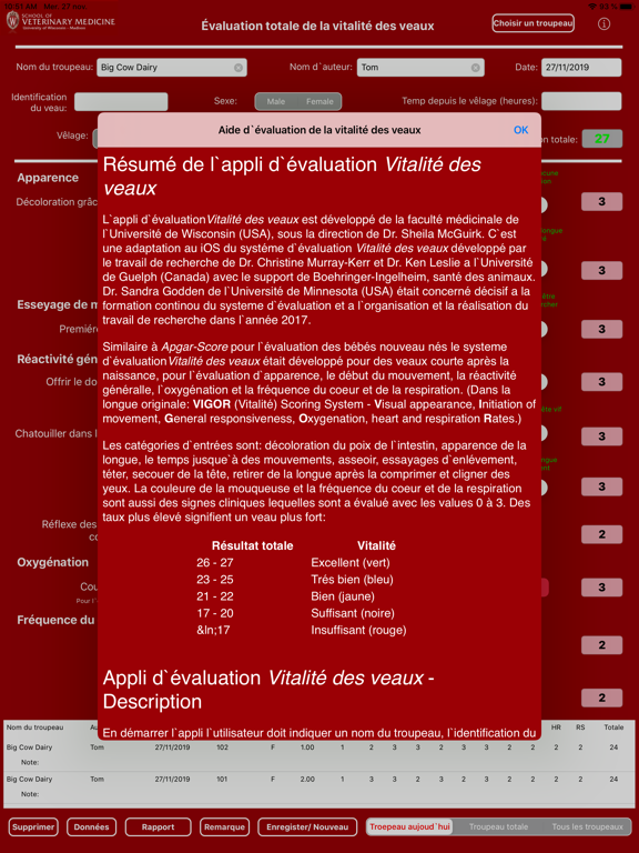 Calf VIGOR Scorer screenshot 1