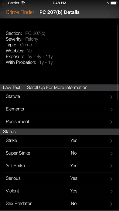 California Crime Finder-Phone screenshot 1