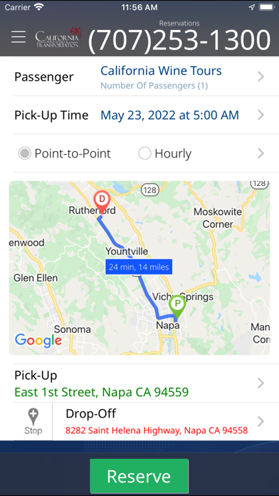 California Wine Tours screenshot 1