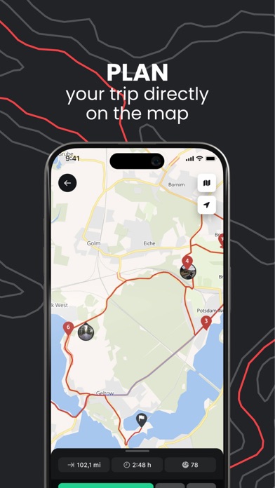 calimoto motorcycle routes screenshot 4