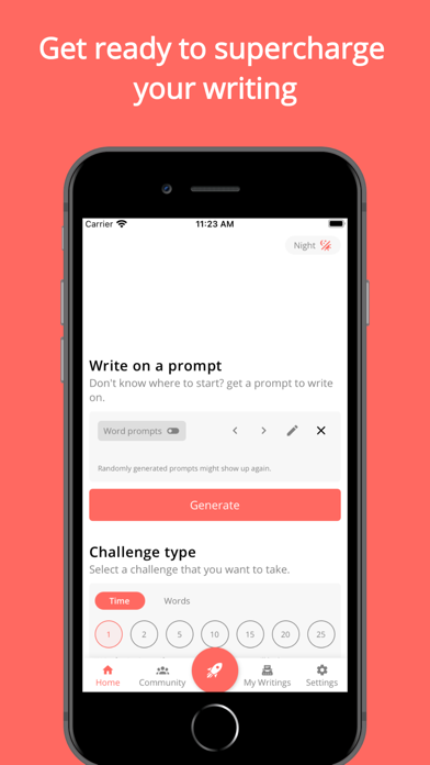Call of Writing - Daily Prompt screenshot 1