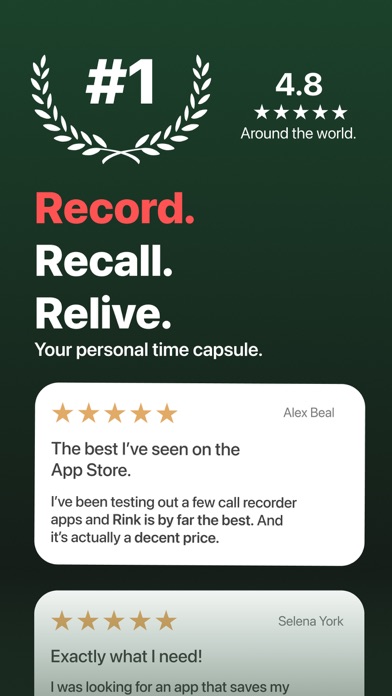 Call recorder - Rink screenshot 6