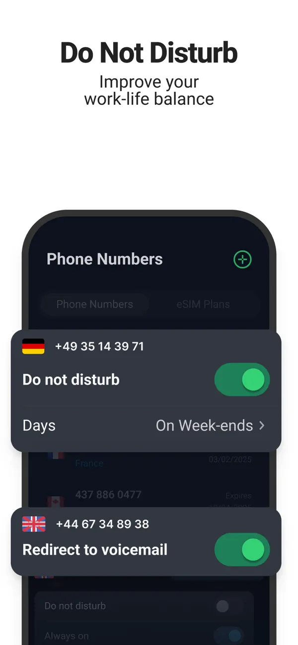 Call.com: 2nd Phone Number screenshot 1