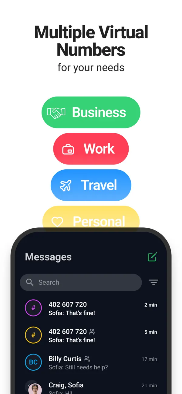 Call.com: 2nd Phone Number screenshot 4