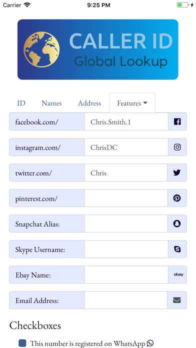 Caller-ID screenshot 1