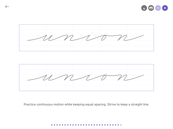 Calligraphy: Cursive Writing screenshot 2
