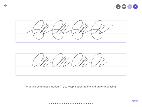 Calligraphy: Cursive Writing screenshot 4