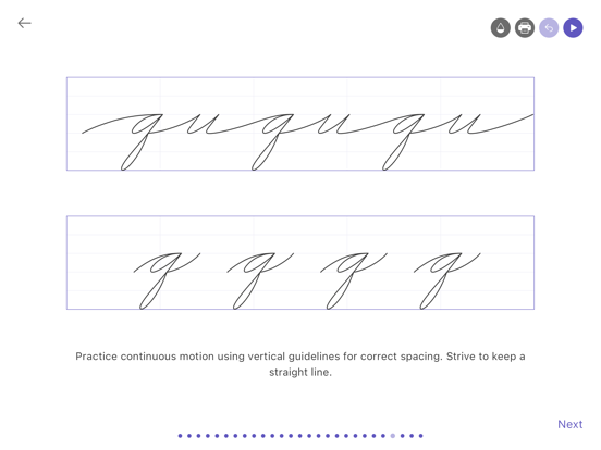 Calligraphy: Cursive Writing screenshot 3
