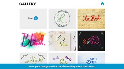 Calligraphy Tracing - Flourish screenshot 1