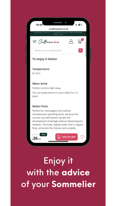 Callmewine screenshot 1