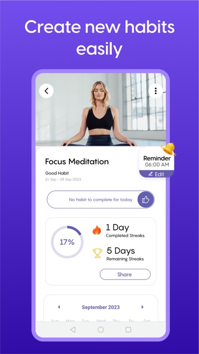 CalmVibe: Meditation and Habit screenshot 2