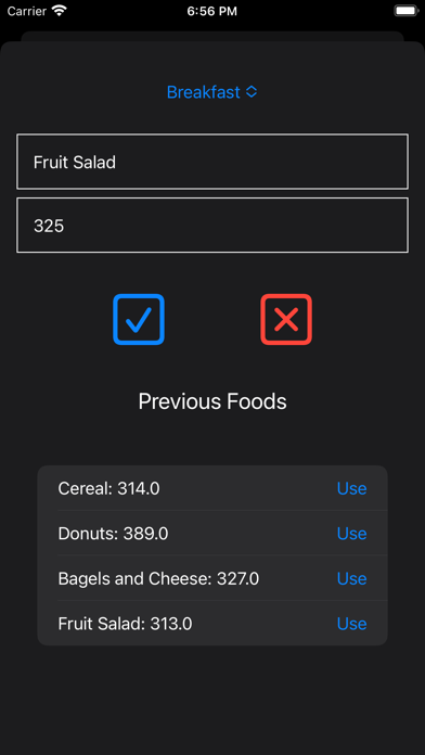 Calorie Budget screenshot 1