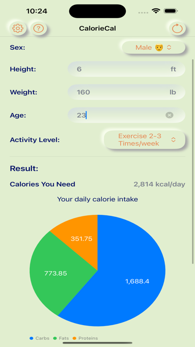 Calorie Calculator:Daily Needs screenshot 2