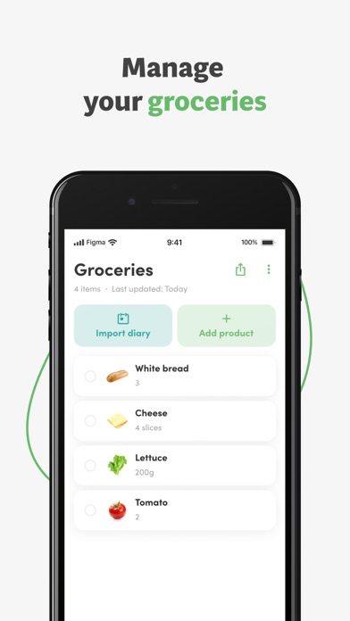 Calories and nutrition tracker screenshot 2