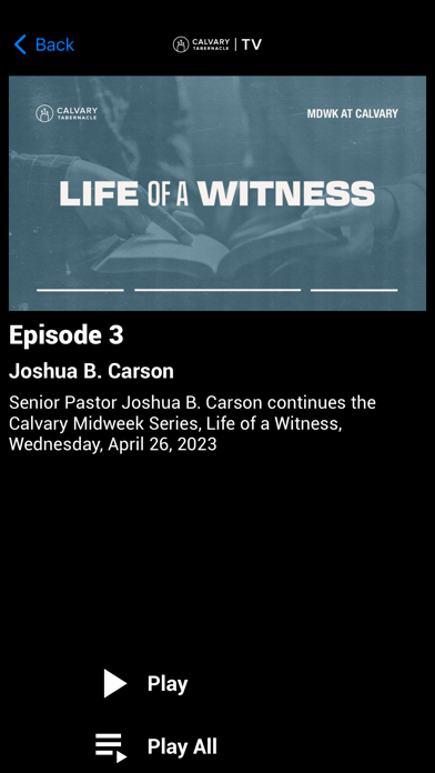 Calvary Tabernacle TV screenshot 2