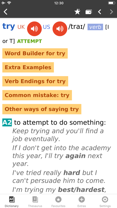 Cambridge English Dictionary screenshot 4