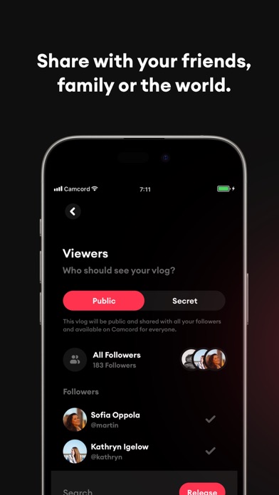 Camcord - Vlog your life screenshot 2