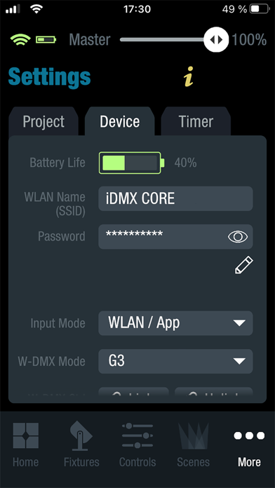 Cameo iDMX Version 2 screenshot 4