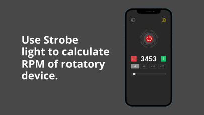 Camera RPM Meter - StrobeLight screenshot 1