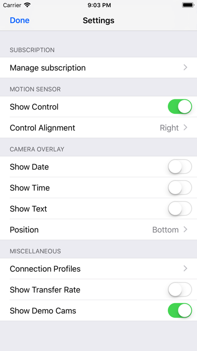 CameraControl Pro for AXIS screenshot 1