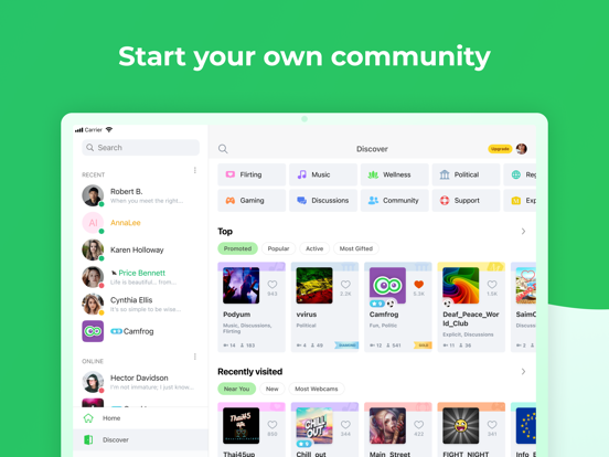 Camfrog: Live Cam Video Chat screenshot 3