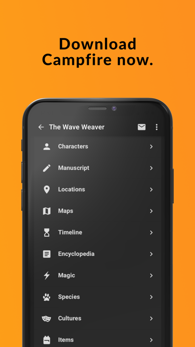 Campfire – Write Your Book screenshot 1