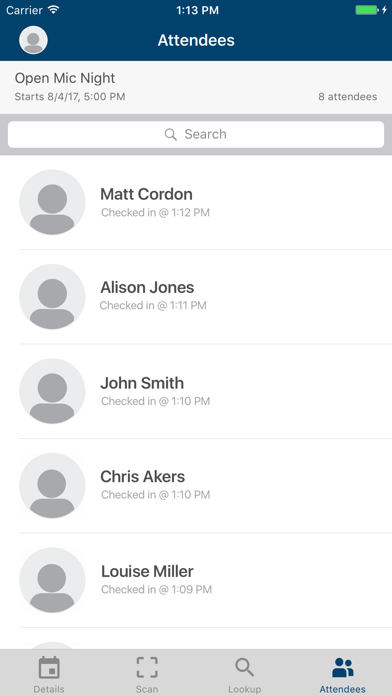Campus Labs® Event Check-in screenshot 1