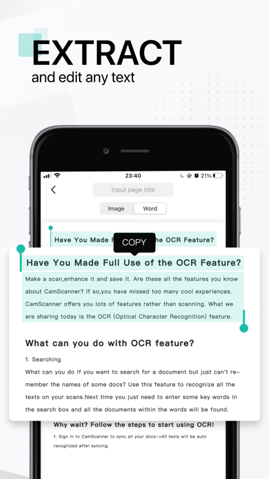 CamScanner + | OCR Scanner screenshot 3