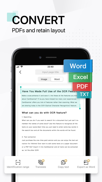 CamScanner + | OCR Scanner screenshot 1