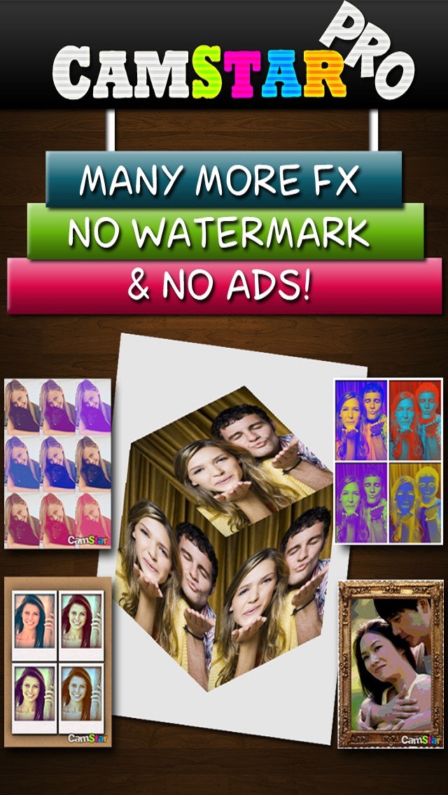 CamStar Pro - Fun Live Photo Booth FX via Camera and Video for IG, FB, PS, Tumblr screenshot 4