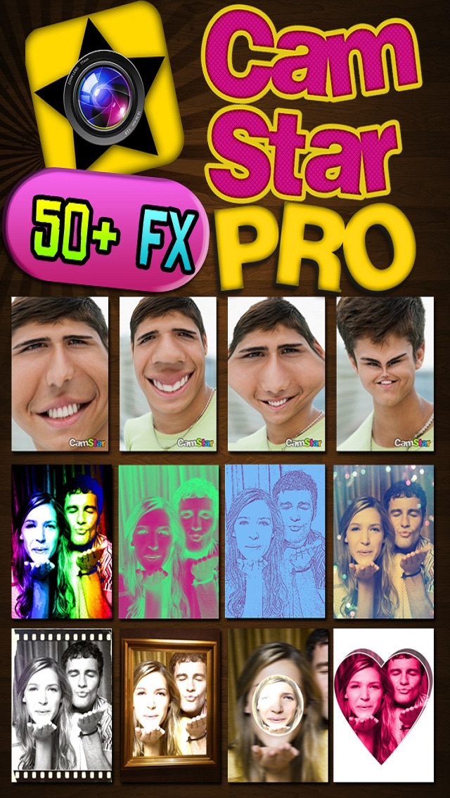 CamStar Pro - Fun Live Photo Booth FX via Camera and Video for IG, FB, PS, Tumblr screenshot 5