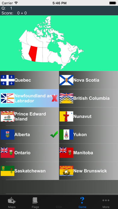 Canada Province Flags, Maps, Info screenshot 3